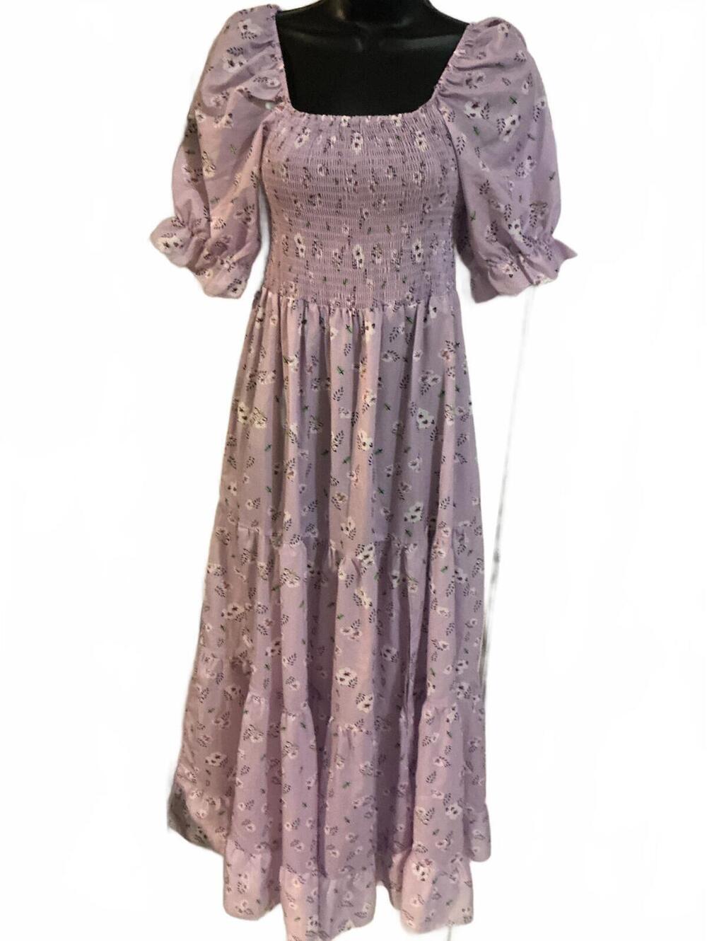 Shein long lavender Dress lg